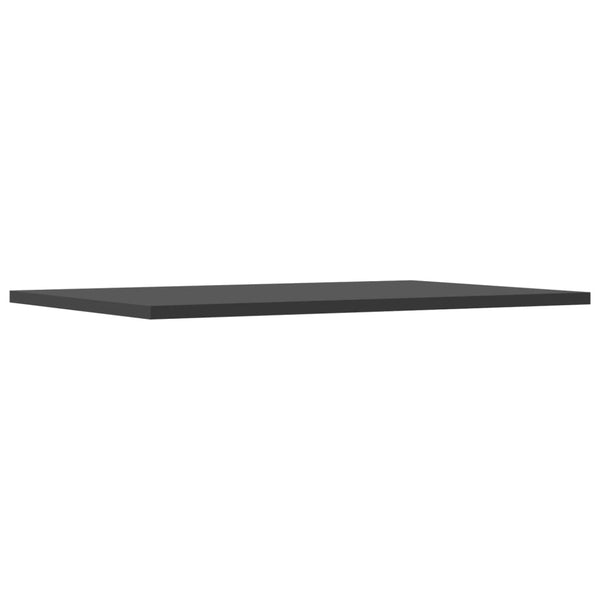 Bücherregal Bretter Grau 60x40 cm, 4er-Set