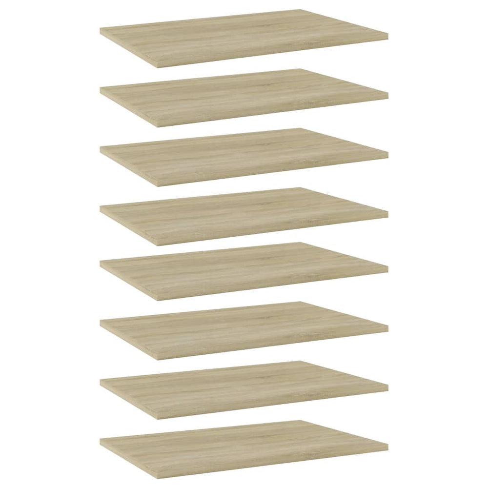 Sonoma Eiche Regalbretter 60x40 cm, 8er-Set