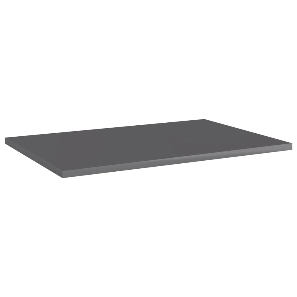 Bücherregal Bretter Hochglanz Grau 60x40