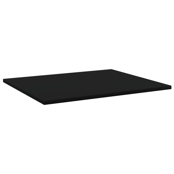 Bücherregal Bretter Schwarz 60x50 cm, 4er Set