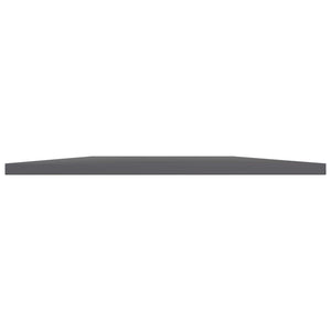 Bücherregal Bretter Grau Hochglanz 60x50 cm, 8er-Set