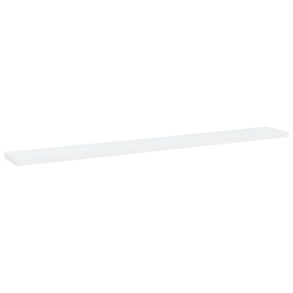 Weiße Bücherregal Bretter, 80 cm, 4er Set