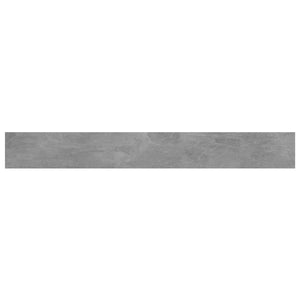 Betongraue Bücherregal-Bretter, 4er-Set