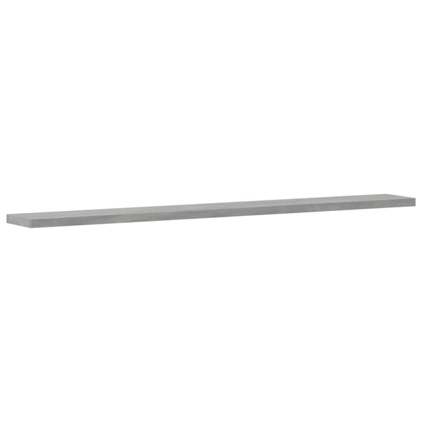Betongraue Bücherregal-Bretter, 80 cm, 8er-Set