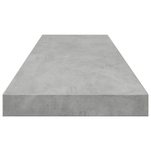 Betongraue Bücherregal-Bretter, 80 cm, 8er-Set