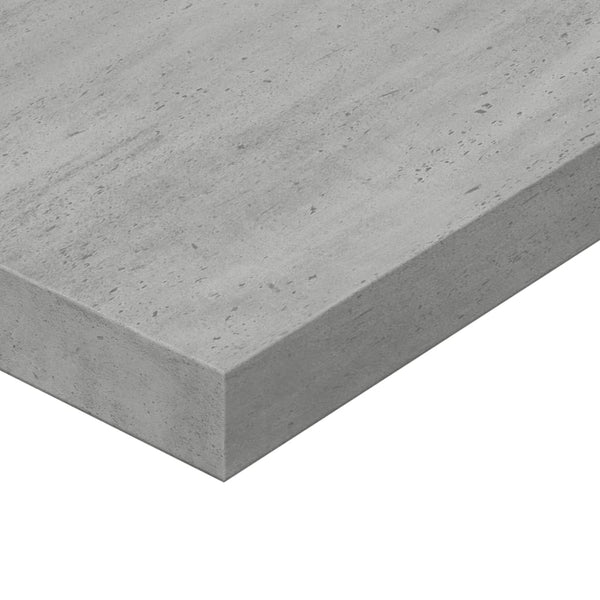 Betongraue Bücherregal-Bretter, 80 cm, 8er-Set