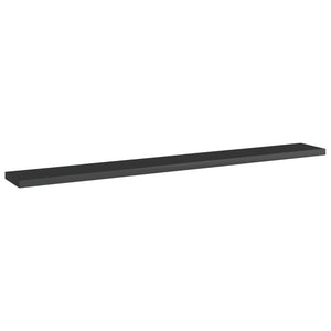 Hochglanz Schwarz Bücherregal-Bretter 80cm, 4er Set