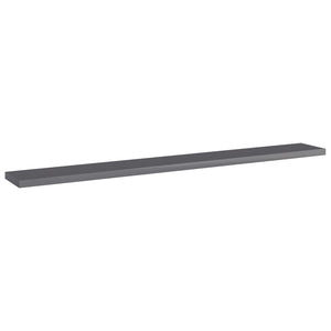 Bücherregal Bretter Hochglanz Grau 80x10cm, 8er Set