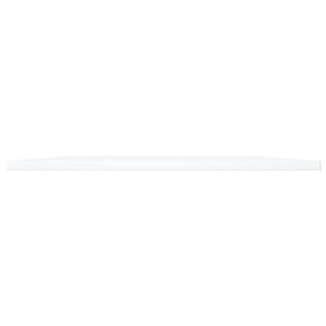 Weiße Bücherregal Bretter 80x20 cm, 4er Set