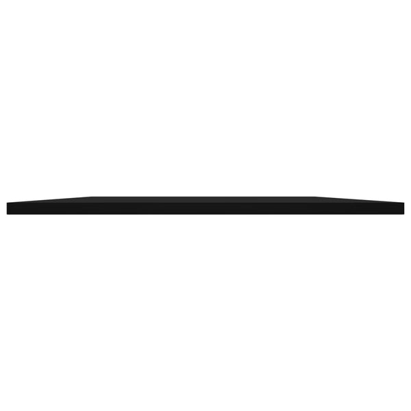 Regalbretter Schwarz 80x20 cm, 4er-Set