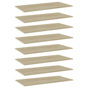 Sonoma Eiche Bücherregal Bretter 80x20cm, 8er Set