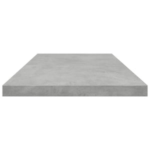 Betongraue Bücherregal-Bretter, 4er-Set