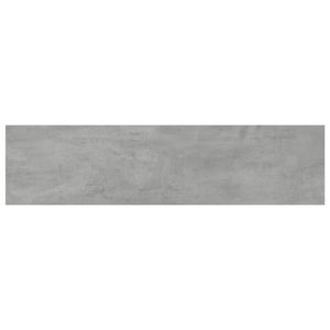 Betongraue Bücherregal-Bretter, 4er-Set
