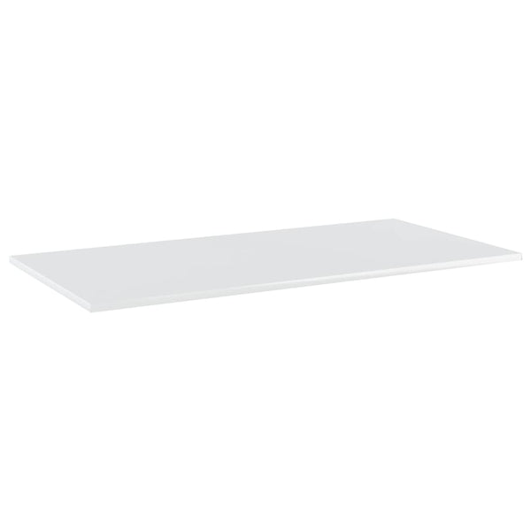 Regalbretter Hochglanz Weiß 80x20 cm, 4er Set