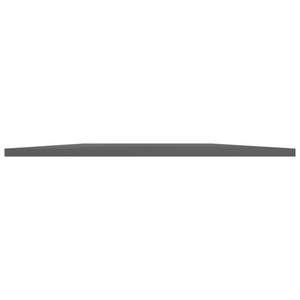 Regalbretter Hochglanz Grau 80x20 cm, 4er-Set