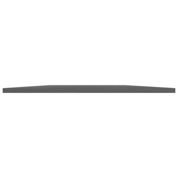 Regalbretter Hochglanz Grau 80x20 cm, 4er-Set