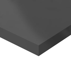 Bücherregal Bretter Hochglanz Grau 80x20cm, 8er Set