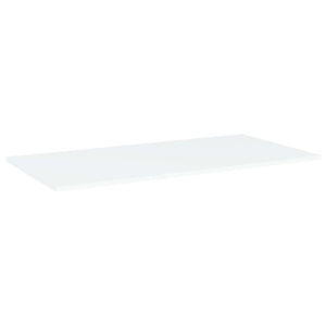 Bücherregal Bretter, 8 Stk., Weiß, 80x30 cm