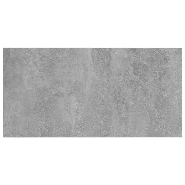 Betongraue Bücherregal-Bretter, 80 cm, 8er-Set