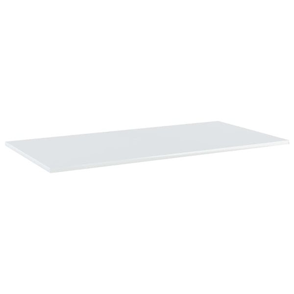 Regalbretter Hochglanz Weiß 80x30 cm, 4er-Set