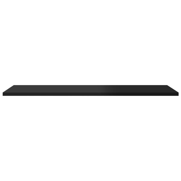 Regalbretter, Hochglanz Schwarz, 80x30 cm, 8er-Set
