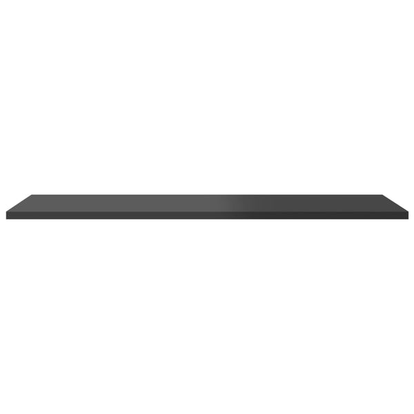 Bücherregal Bretter Hochglanz Grau 80x30 cm, 4er-Set