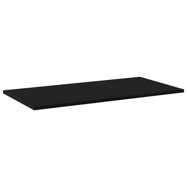 Regalbretter Schwarz 80x40 cm, 4er Set
