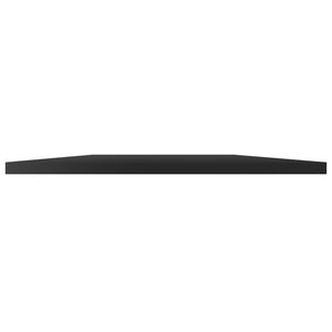 Regalbretter Schwarz Hochglanz 80x40 cm, 4er-Set