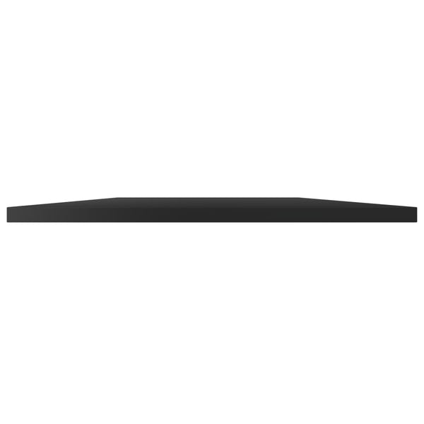 Regalbretter Schwarz Hochglanz 80x40 cm, 4er-Set