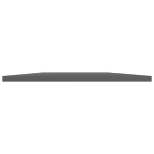 Bücherregal Bretter Grau Hochglanz 80x40cm, 8er Set