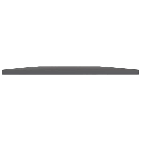 Bücherregal Bretter Grau Hochglanz 80x40cm, 8er Set