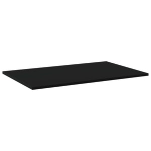 Bücherregal Bretter Schwarz 80x50 cm, 4er Set