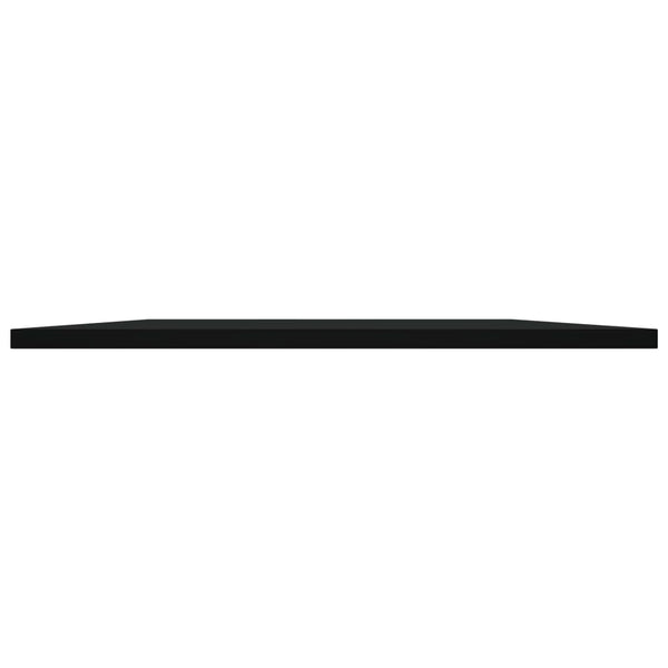 Bücherregal Bretter Schwarz 80x50 cm, 4er Set