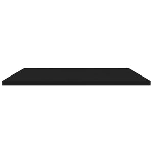 Bücherregal Bretter Schwarz 80x50 cm, 8er Set