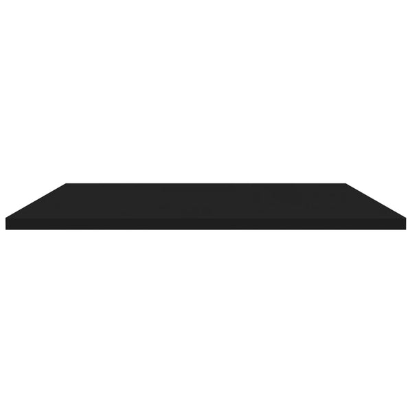 Bücherregal Bretter Schwarz 80x50 cm, 8er Set