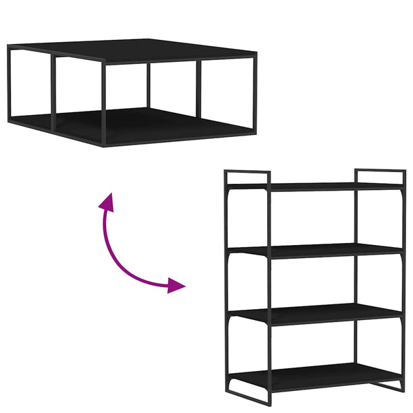 Bücherregal Bretter Schwarz 80x50 cm, 8er Set