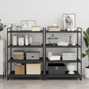 Bücherregal Bretter Grau 80x50cm 8er Set