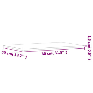 Bücherregal Bretter Grau 80x50cm 8er Set