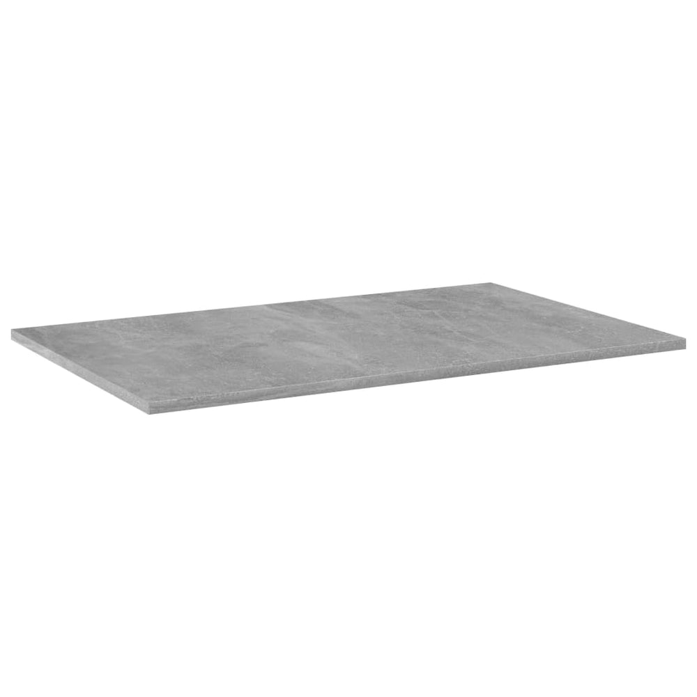 Betongraue Bücherregal Bretter 80x50 cm, 4er-Set