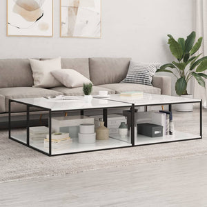 Regalbretter Hochglanz Weiß 80x50 cm, 8er Set
