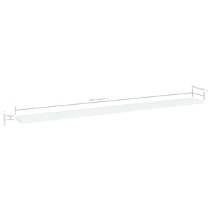 Weiße Bücherregal Bretter, 100 cm, 8er-Set