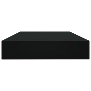 Schwarze Bücherregal Bretter, 4er Set