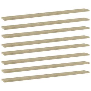 Sonoma Eiche Regalböden 100x10cm, 8er Set