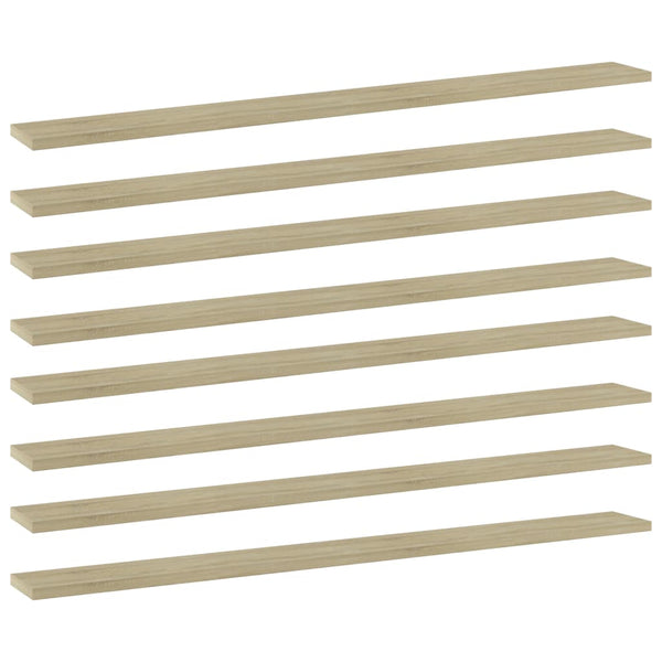 Sonoma Eiche Regalböden 100x10cm, 8er Set