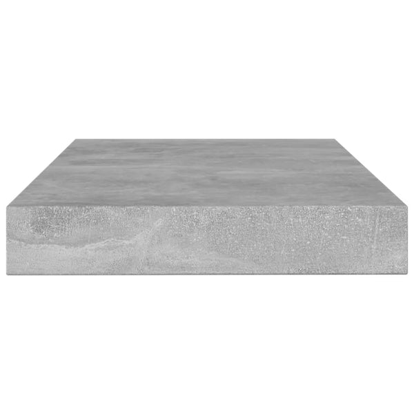 Betongraue Bücherregal Bretter, 4er Set