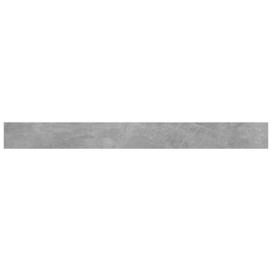 Betongraue Bücherregal Bretter, 4er Set