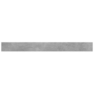 Bücherregal Bretter Betongrau, 8er-Set