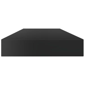 Hochglanz Schwarz Bücherregal-Bretter, 4er Set