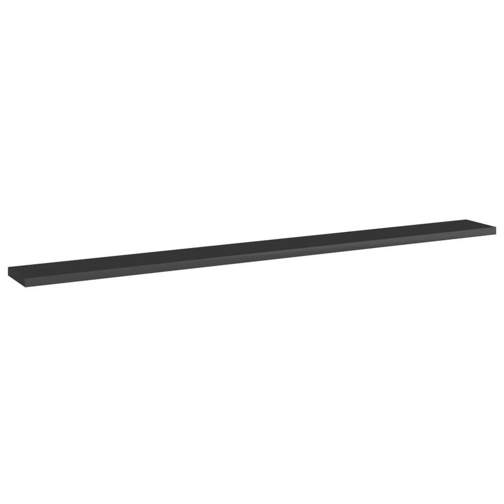 Hochglanz Schwarz Bücherregal Bretter, 8er Set