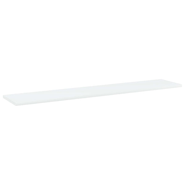Bücherregal Bretter Weiß 100x20cm 4er Set
